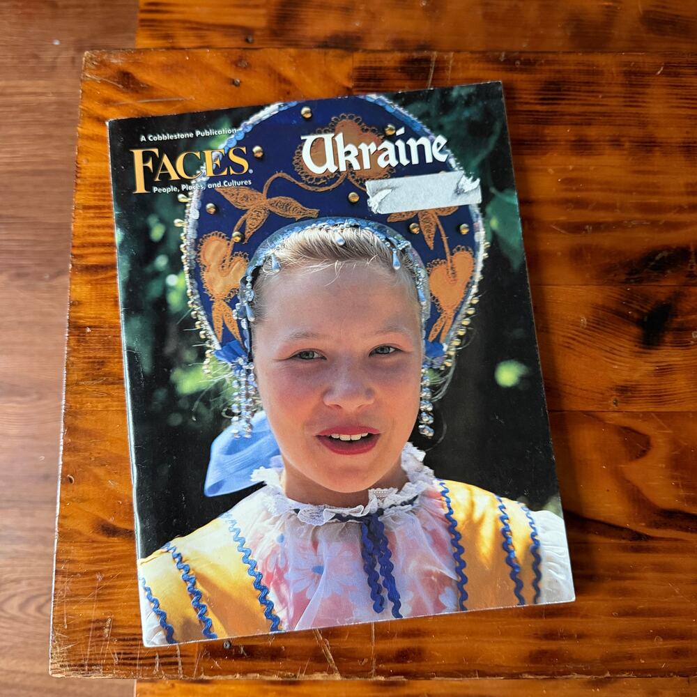 Vintage 2002 Faces People, Places And Cultures: Ukraine Paperback Book